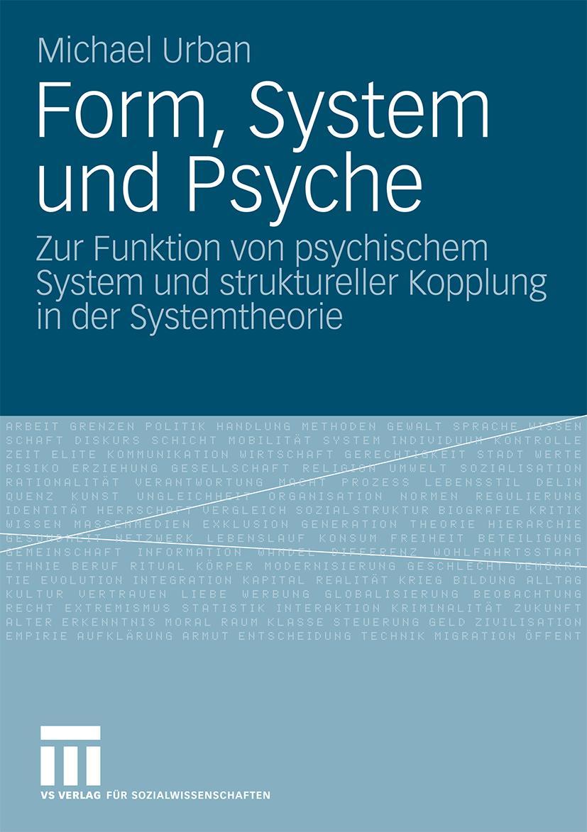 Vorderes Coverbild Form, System und Psyche