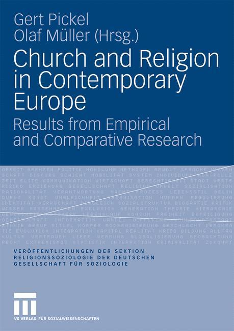 Vorderes Coverbild Church and Religion in Contemporary Europe