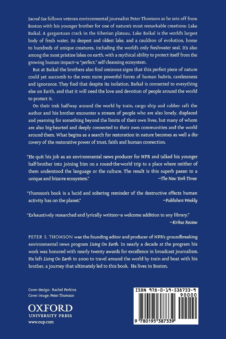 Rückseitencover Sacred Sea