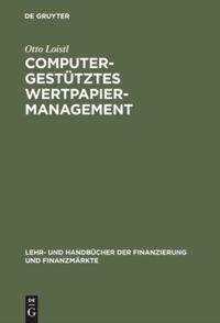 Vorderes Coverbild Computergestütztes Wertpapiermanagement