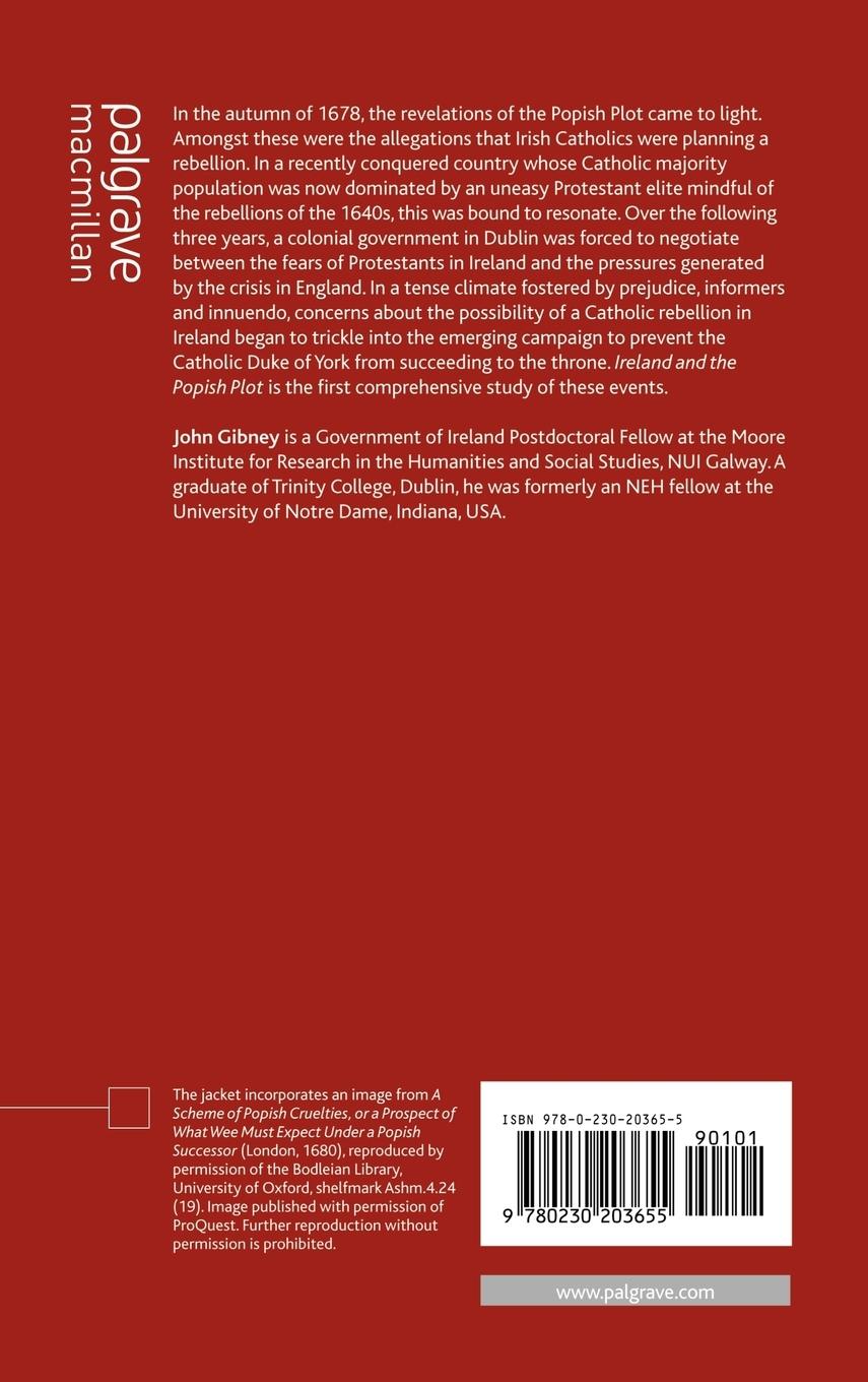 Rückseitencover Ireland and the Popish Plot