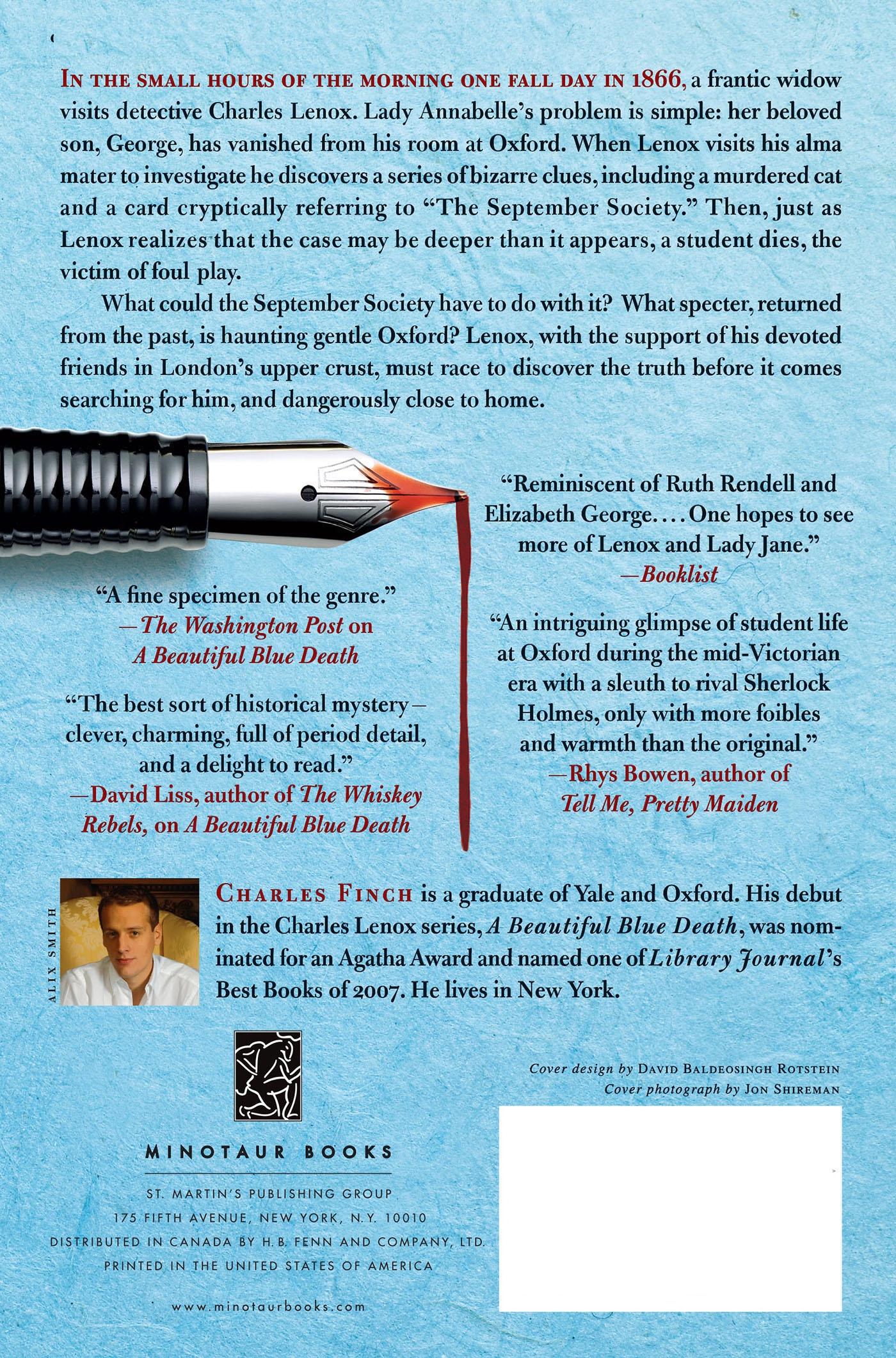 Rückseitencover The September Society