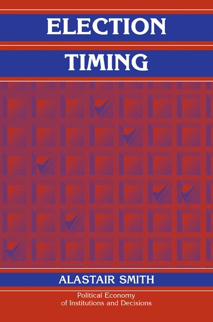 Vorderes Coverbild Election Timing