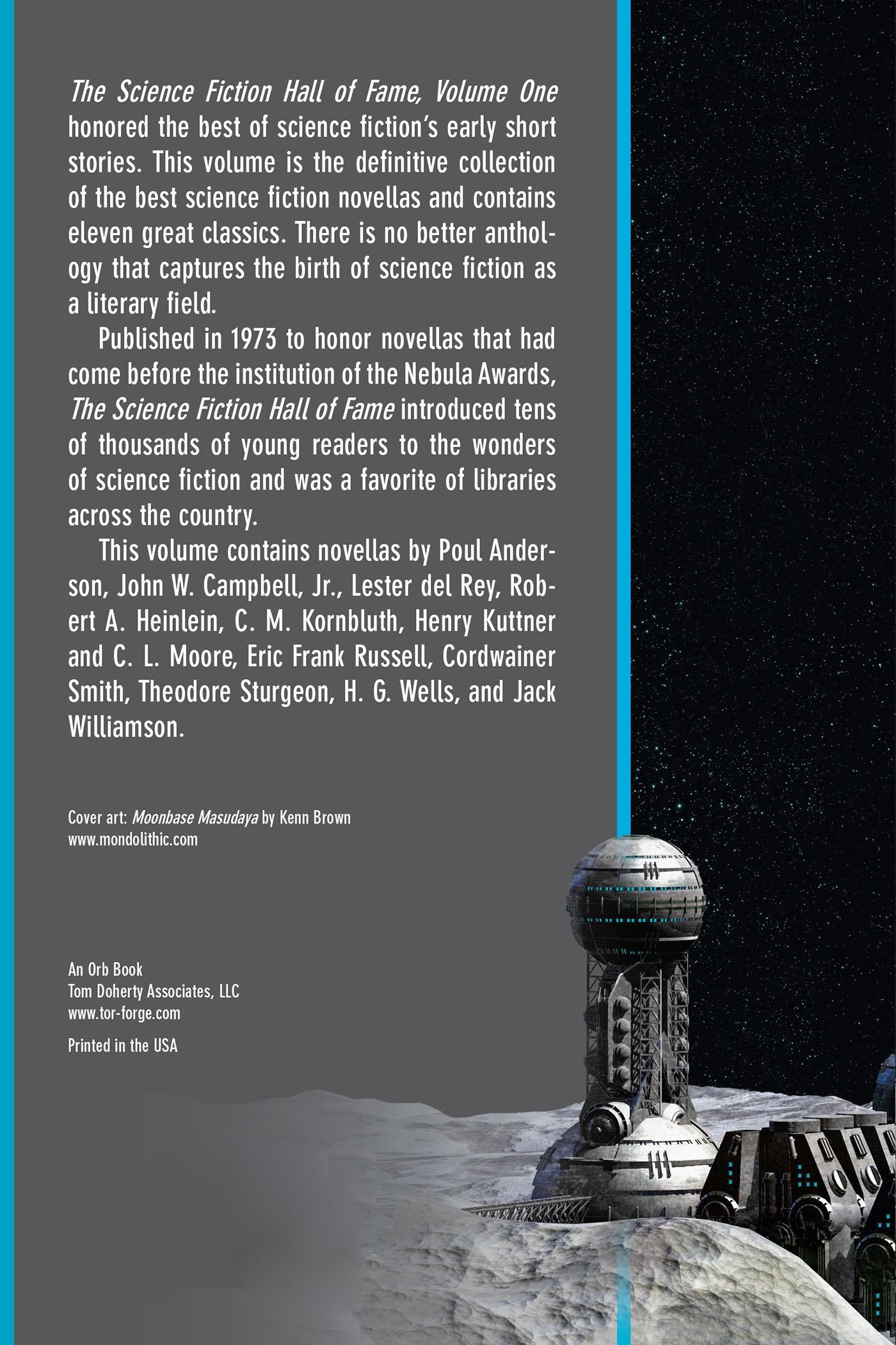 Rückseitencover The Science Fiction Hall of Fame, Volume Two A