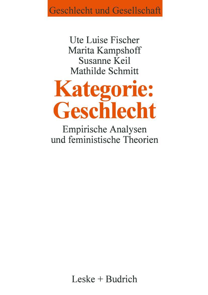 Vorderes Coverbild Kategorie: Geschlecht?