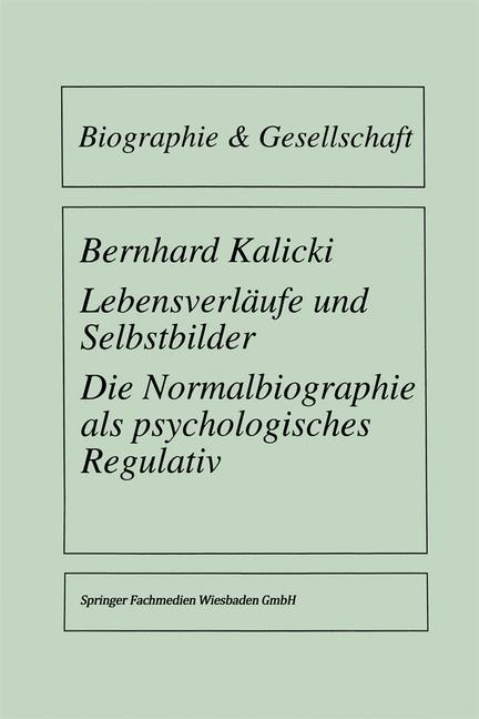Vorderes Coverbild Lebensverläufe und Selbstbilder