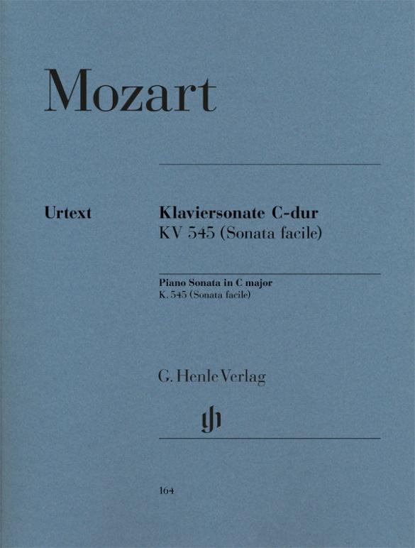 Vorderes Coverbild Klaviersonate C-dur KV 545 (Sonata facile)