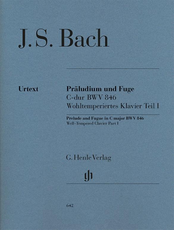 Vorderes Coverbild Bach, Johann Sebastian - Präludium und Fuge C-dur BWV 846 (Wohltemperiertes Klavier I)