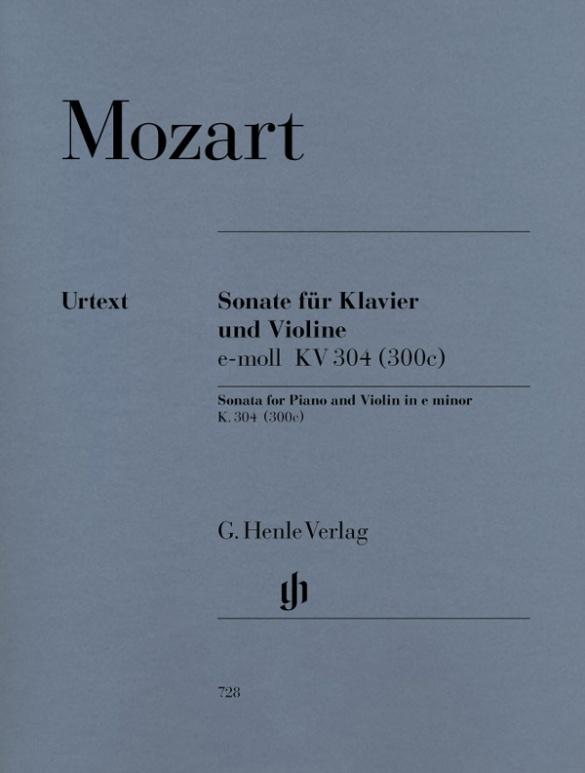 Vorderes Coverbild Mozart, Wolfgang Amadeus - Violinsonate e-moll KV 304 (300c)