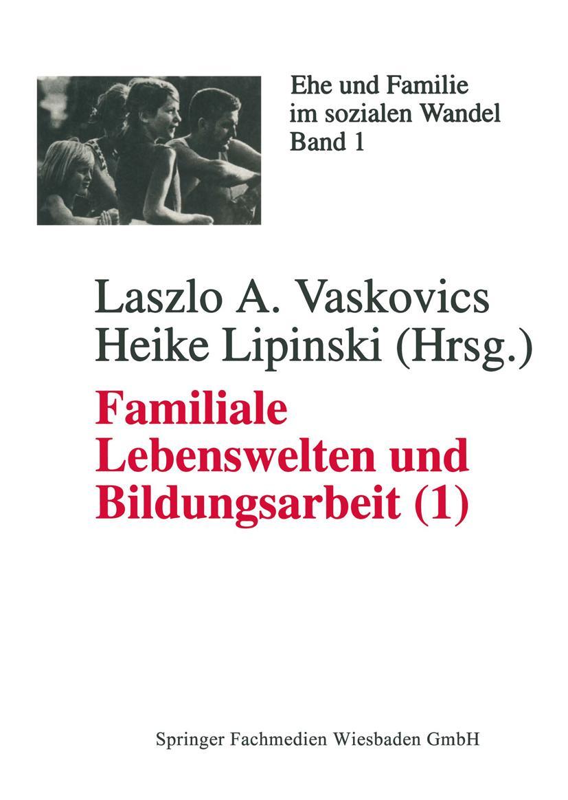 Vorderes Coverbild Familiale Lebenswelten und Bildungsarbeit