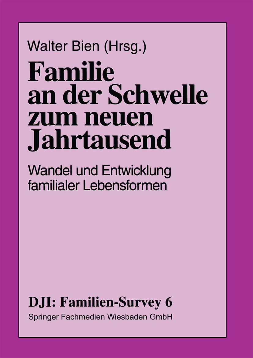 Vorderes Coverbild Familie an der Schwelle zum neuen Jahrtausend
