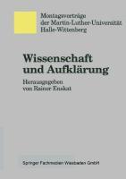 Vorderes Coverbild Wissenschaft und Aufklärung