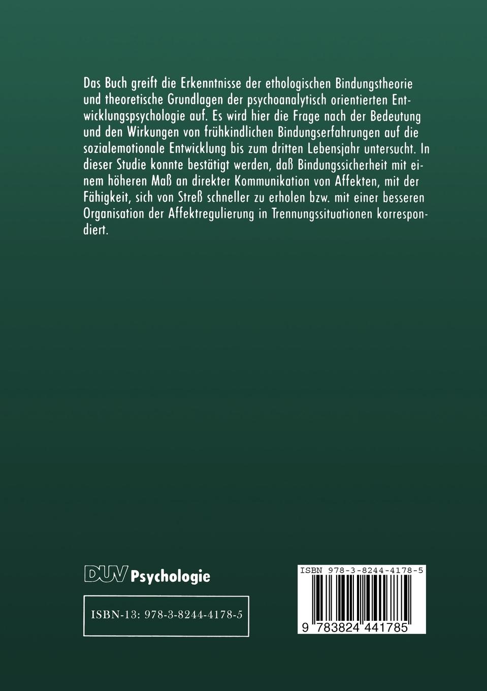 Rückseitencover Bindung und Trennung