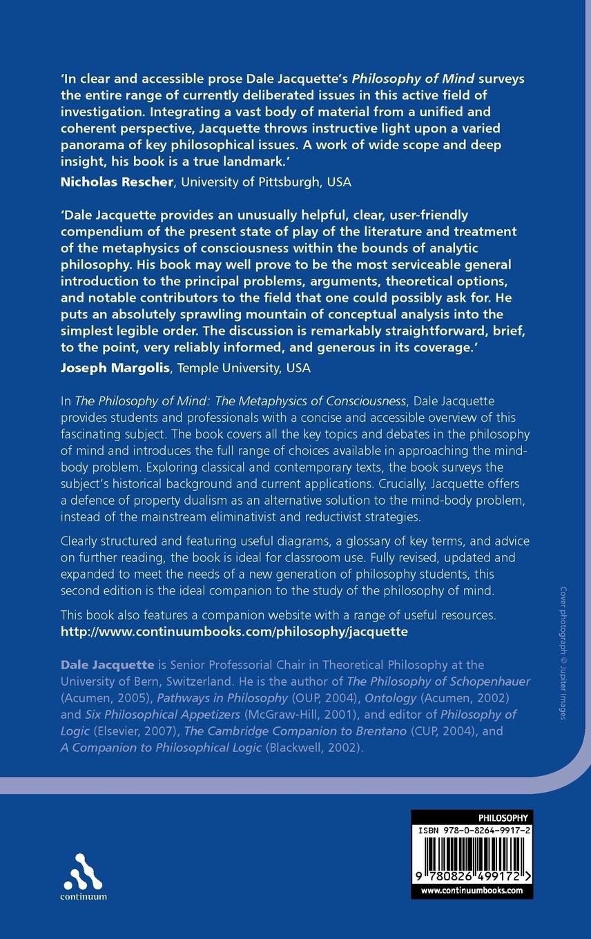 Rückseitencover Philosophy of Mind