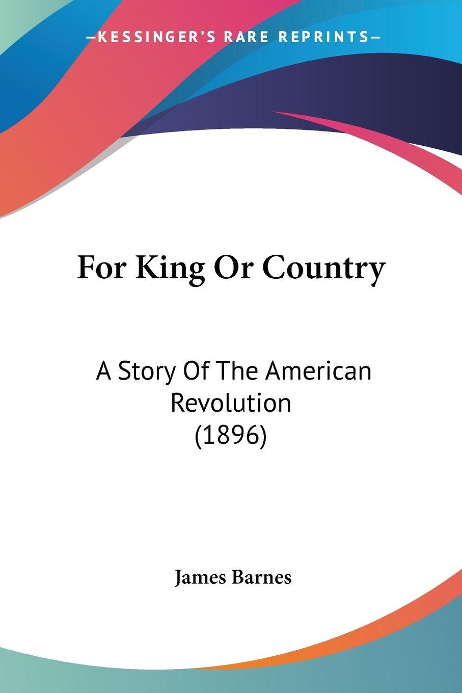 Vorderes Coverbild For King Or Country
