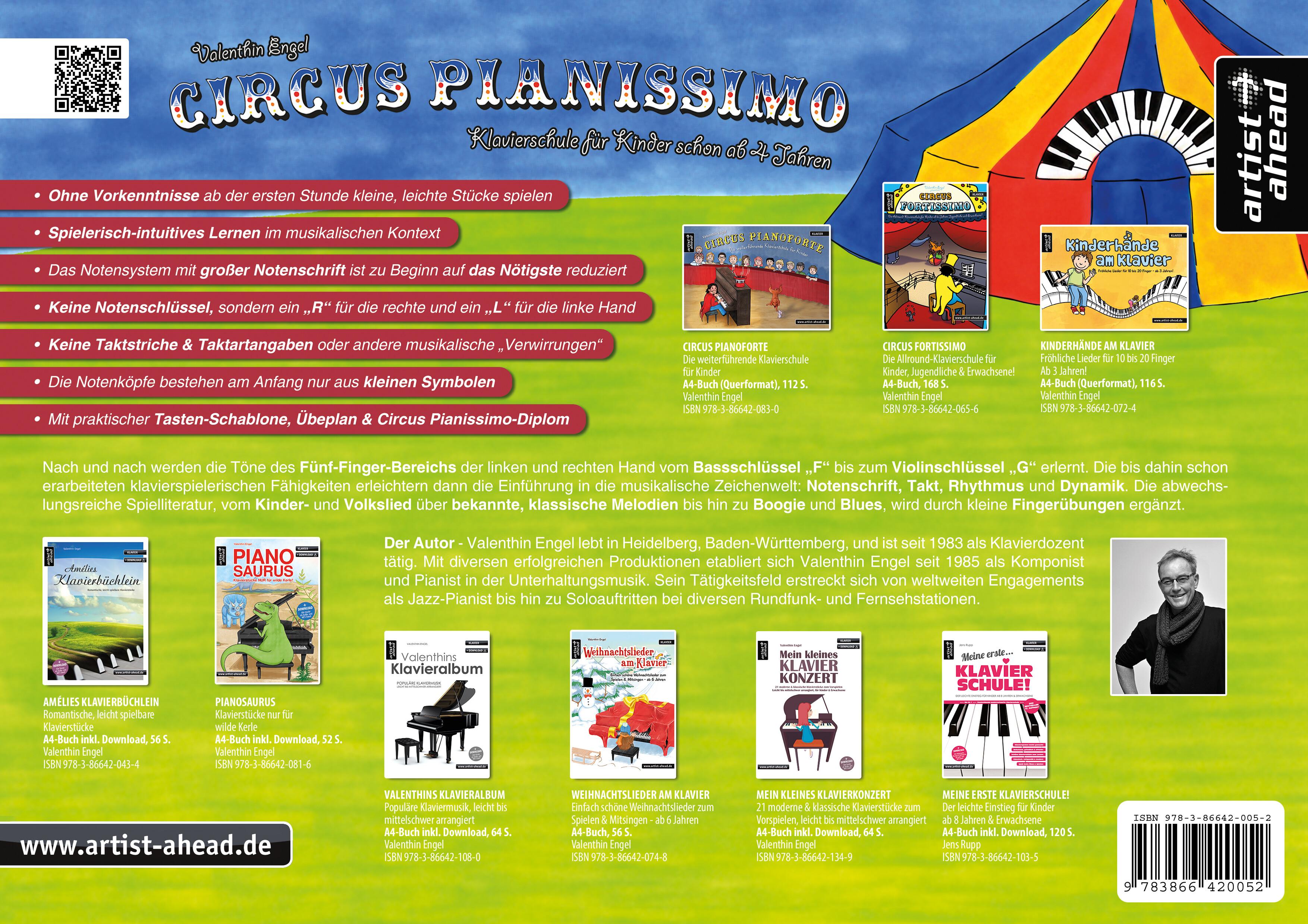Rückseitencover Circus Pianissimo