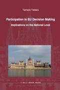 Vorderes Coverbild Participation in EU Decision Making