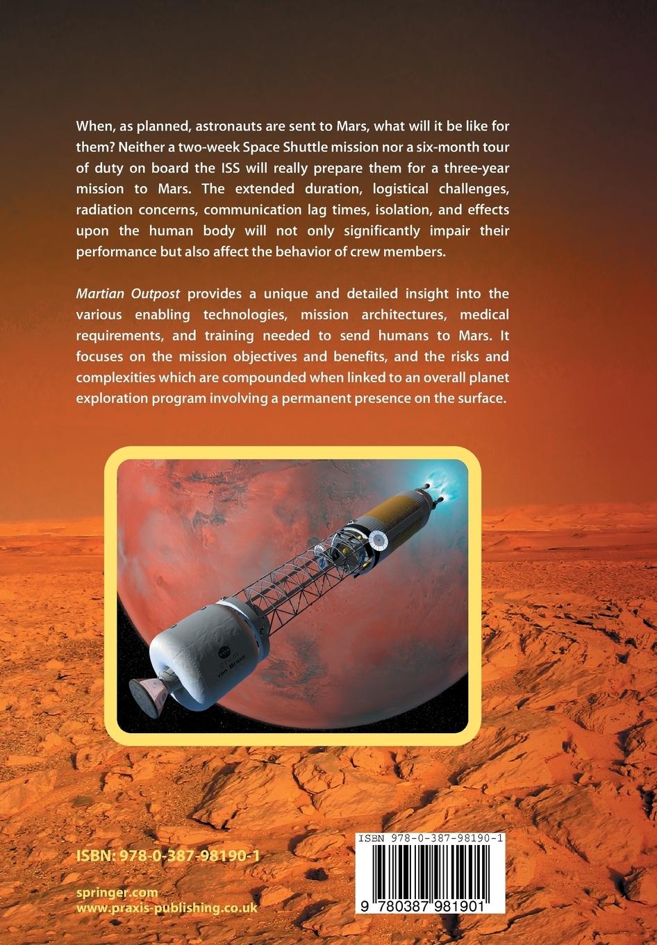 Rückseitencover Martian Outpost