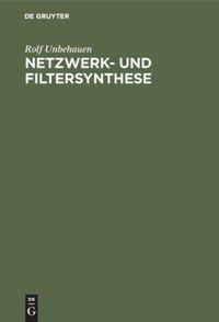 Vorderes Coverbild Netzwerk- und Filtersynthese