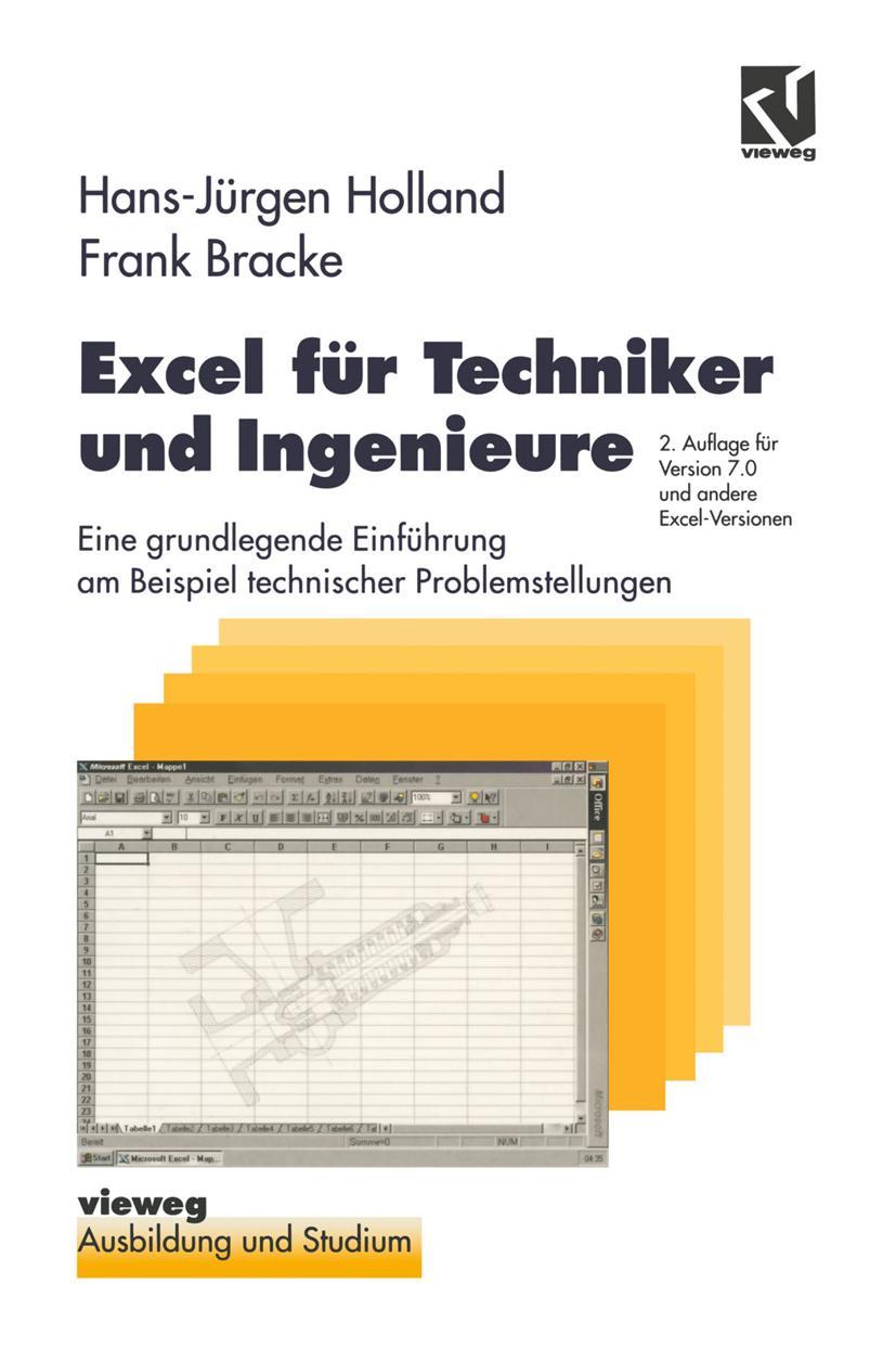 Vorderes Coverbild Excel für Techniker und Ingenieure