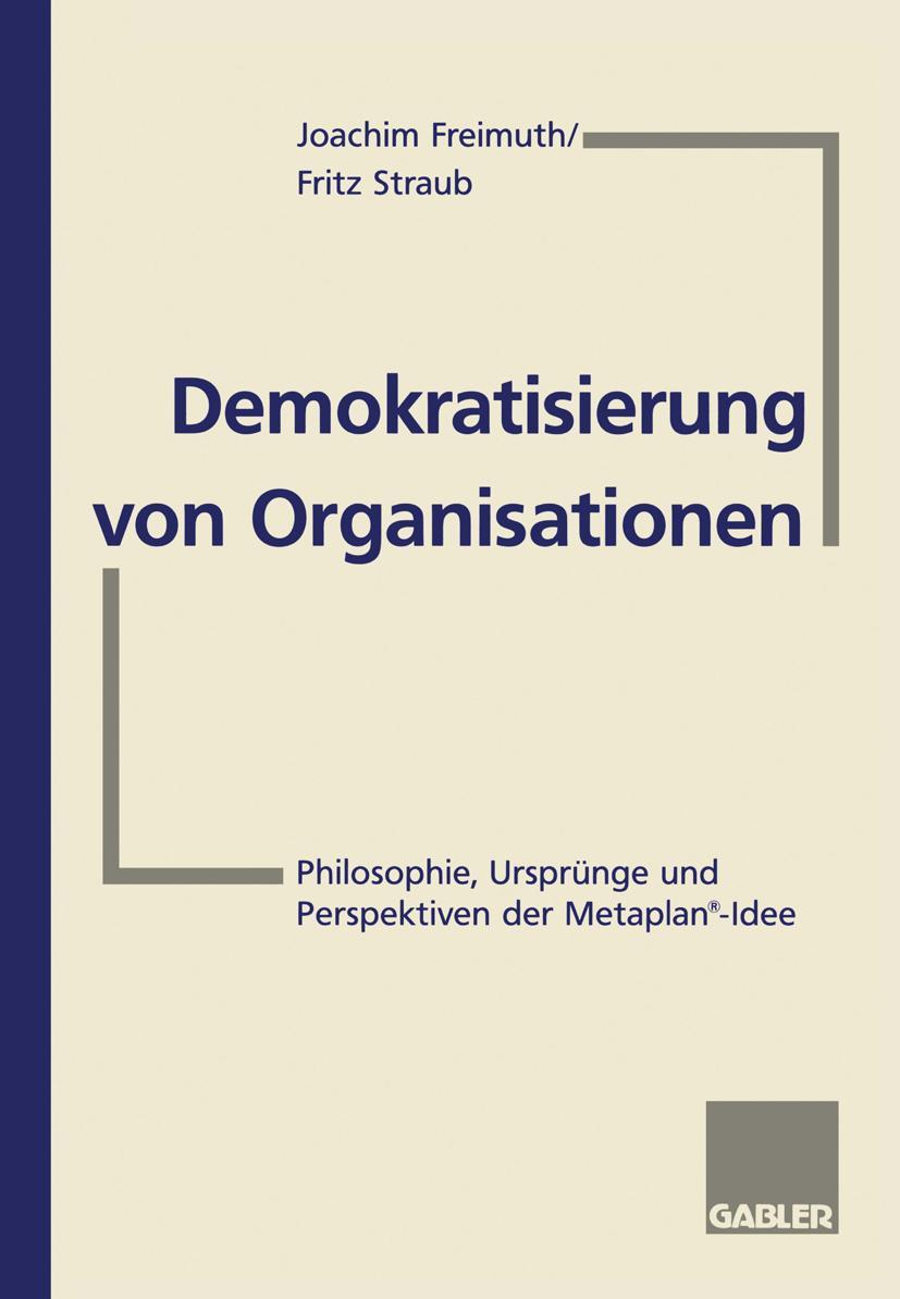 Vorderes Coverbild Demokratisierung von Organisationen