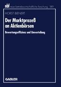 Vorderes Coverbild Der Marktprozeß an Aktienbörsen