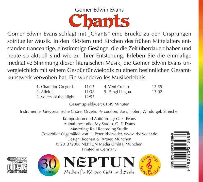 Rückseitencover Chants