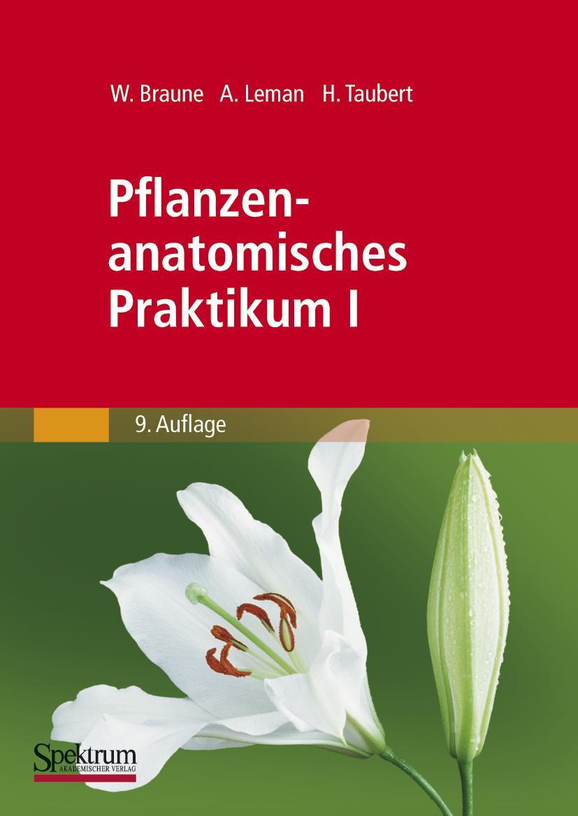 Vorderes Coverbild Pflanzenanatomisches Praktikum I