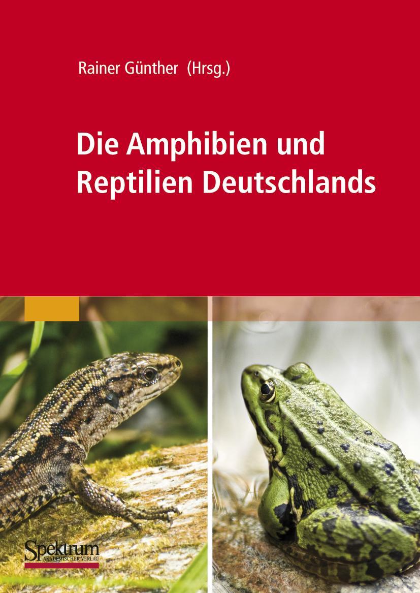 Vorderes Coverbild Die Amphibien und Reptilien Deutschlands