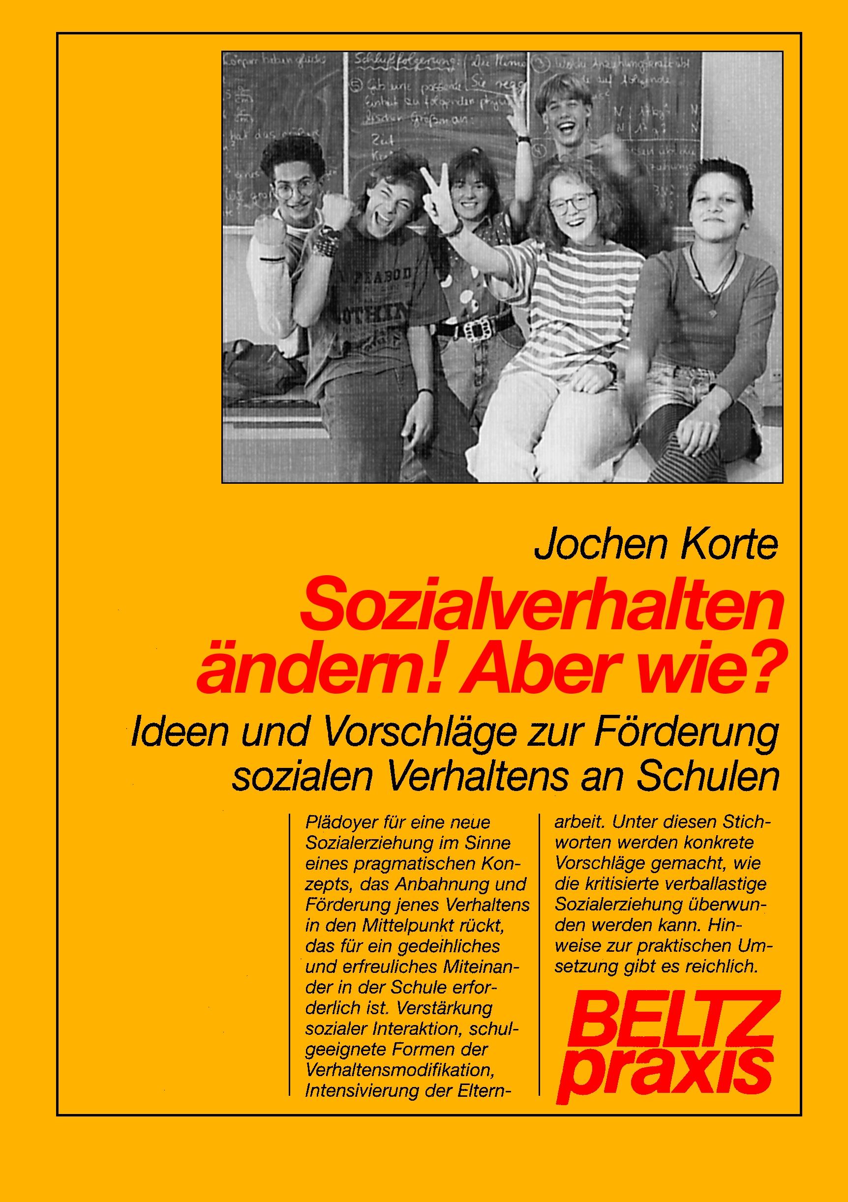 Vorderes Coverbild Sozialverhalten ändern! Aber wie?