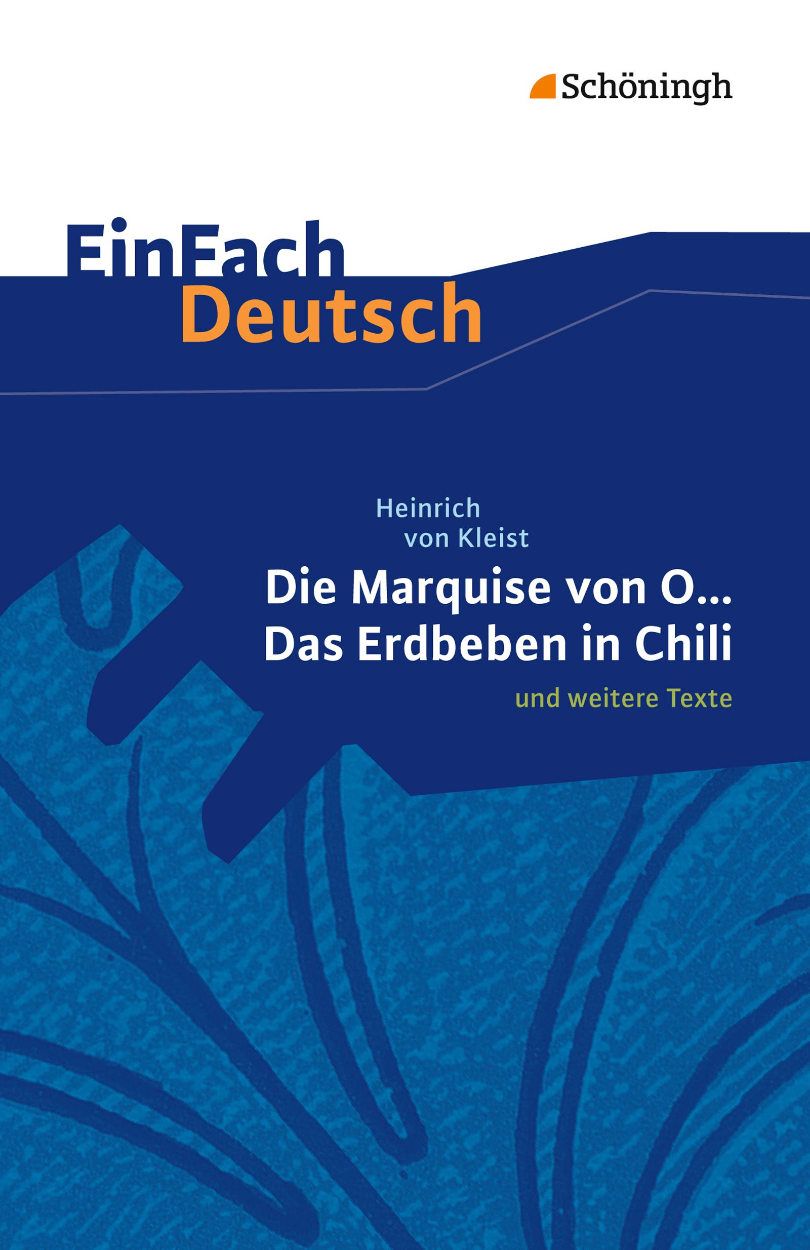 Vorderes Coverbild Die Marquise von O. und weitere Texte. EinFach Deutsch Textausgaben