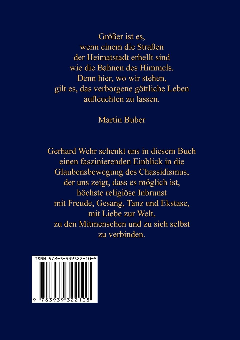 Rückseitencover Der Chassidismus