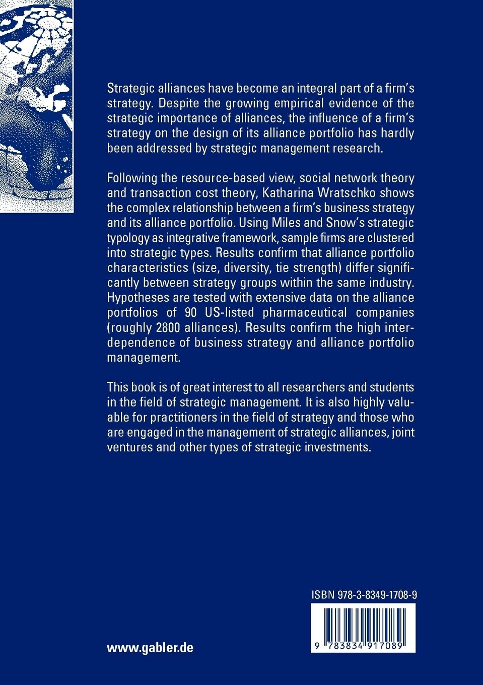 Rückseitencover Strategic Orientation and Alliance Portfolio Configuration