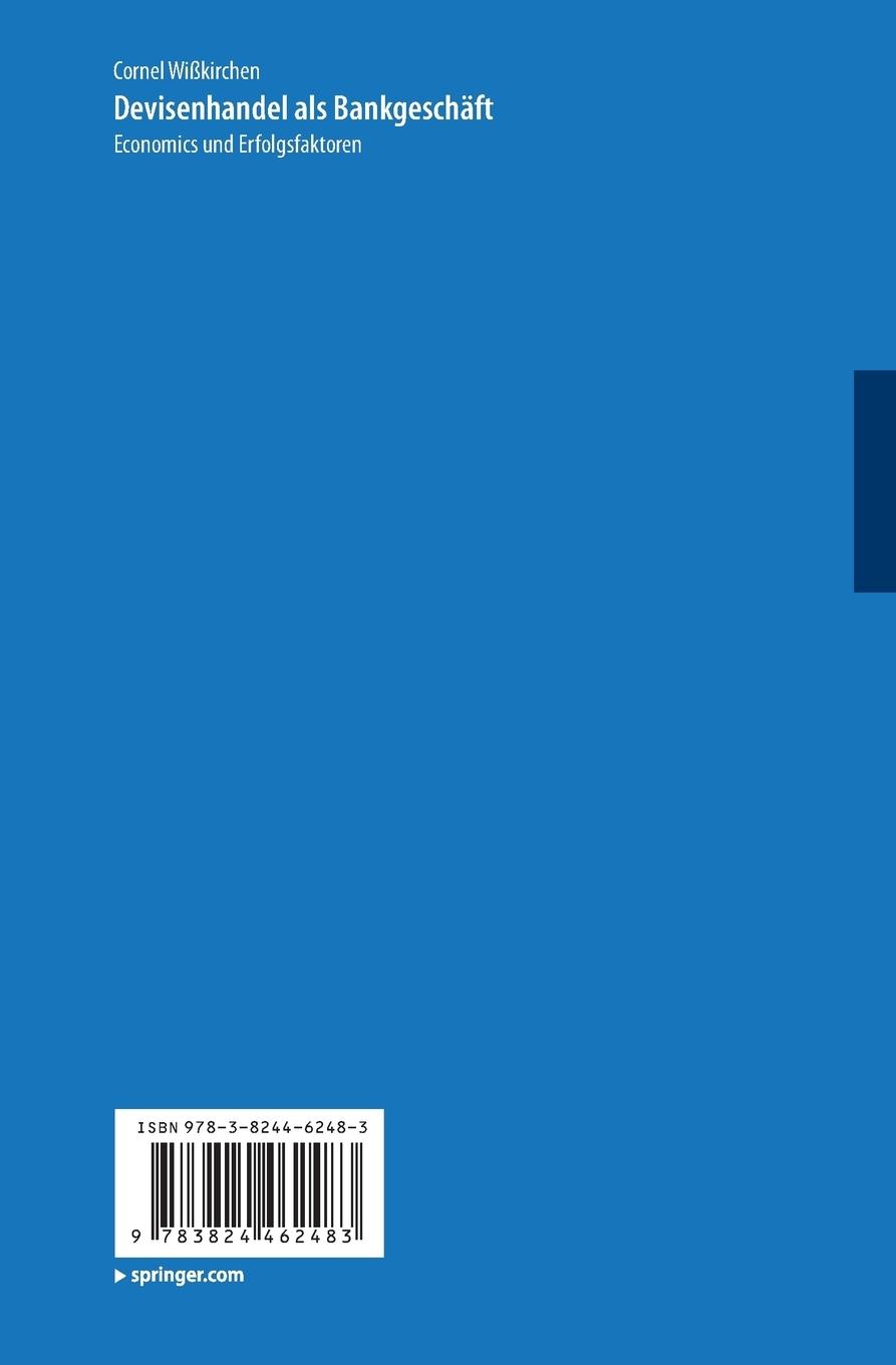 Rückseitencover Devisenhandel als Bankgeschäft