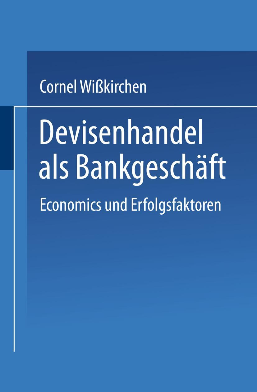 Vorderes Coverbild Devisenhandel als Bankgeschäft
