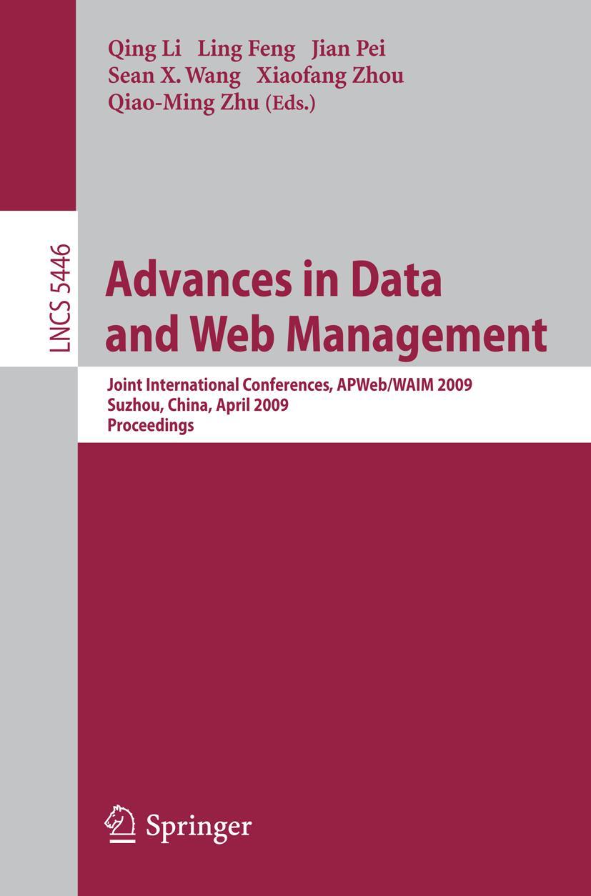 Vorderes Coverbild Advances in Data and Web Management