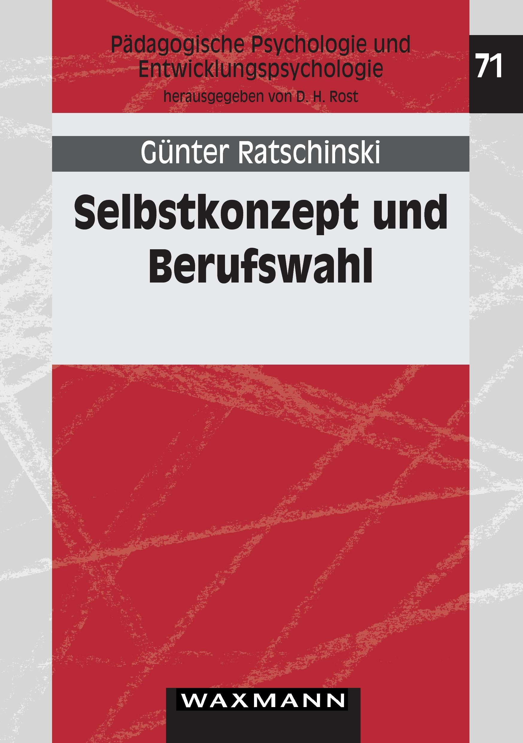 Vorderes Coverbild Selbstkonzept und Berufswahl