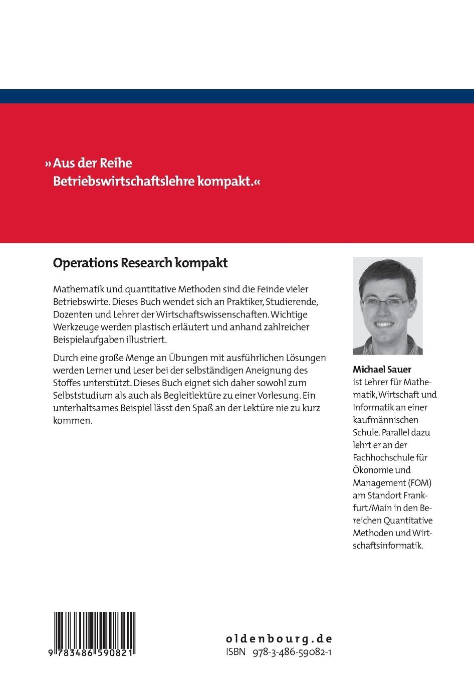 Rückseitencover Operations Research kompakt