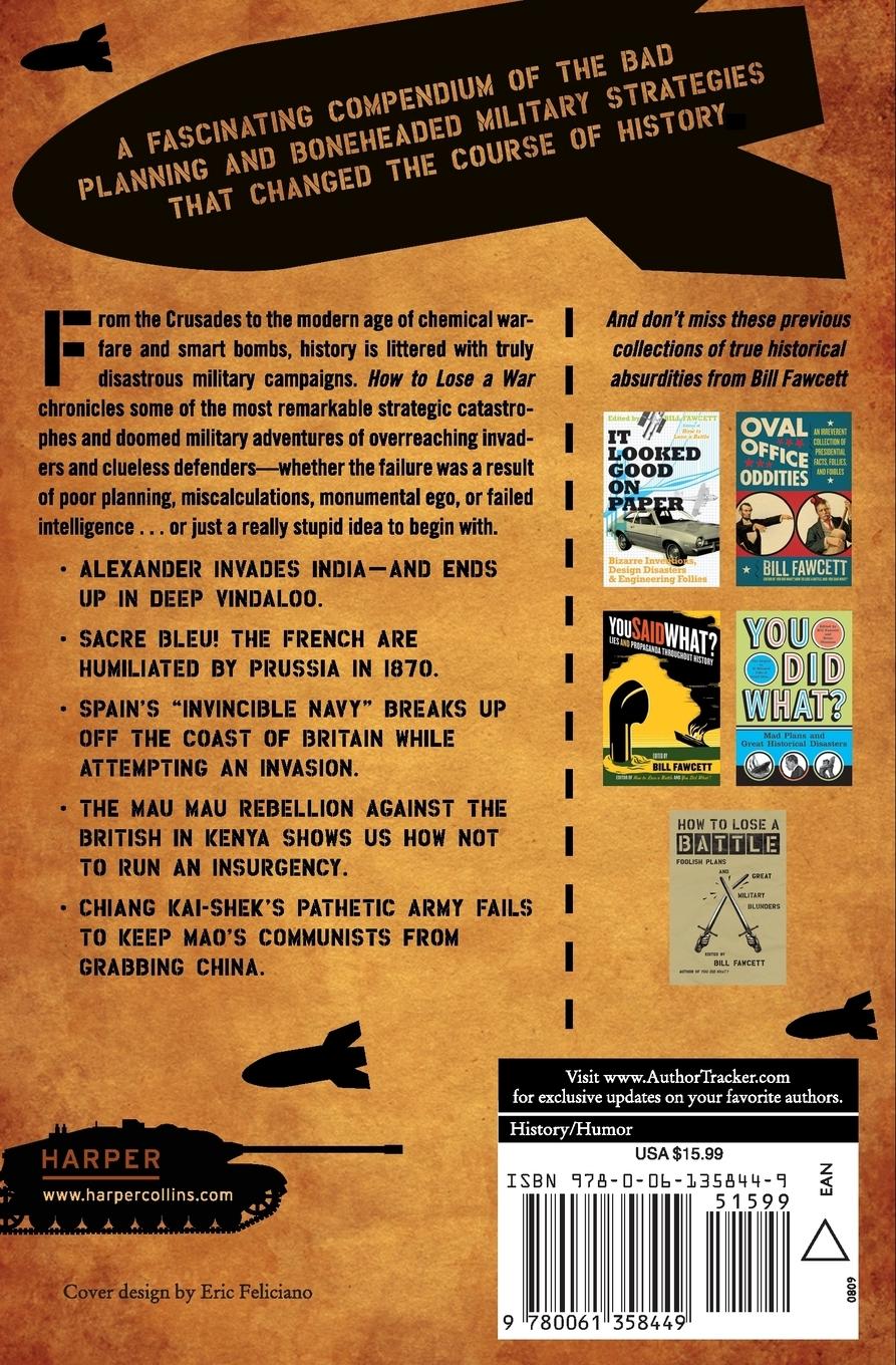 Rückseitencover How to Lose a War