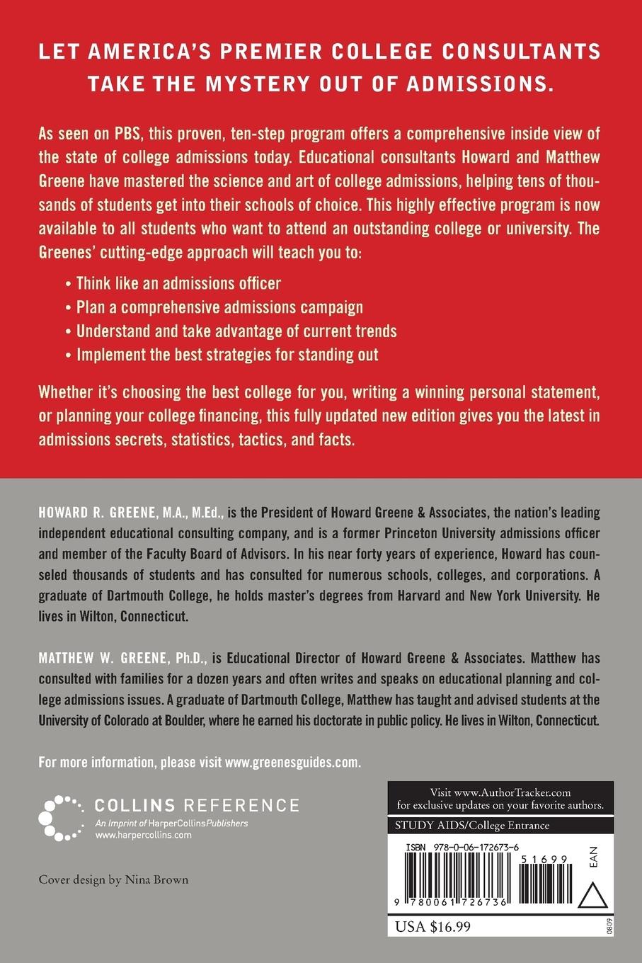 Rückseitencover Making It Into a Top College, 2nd Edition