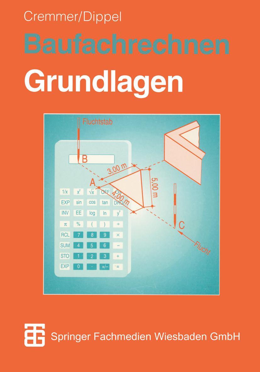 Vorderes Coverbild Baufachrechnen