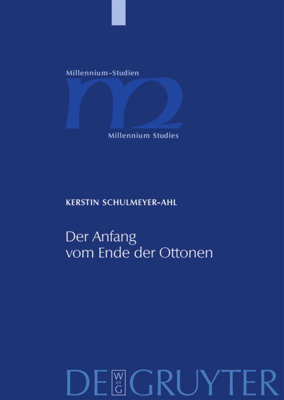 Vorderes Coverbild Der Anfang vom Ende der Ottonen