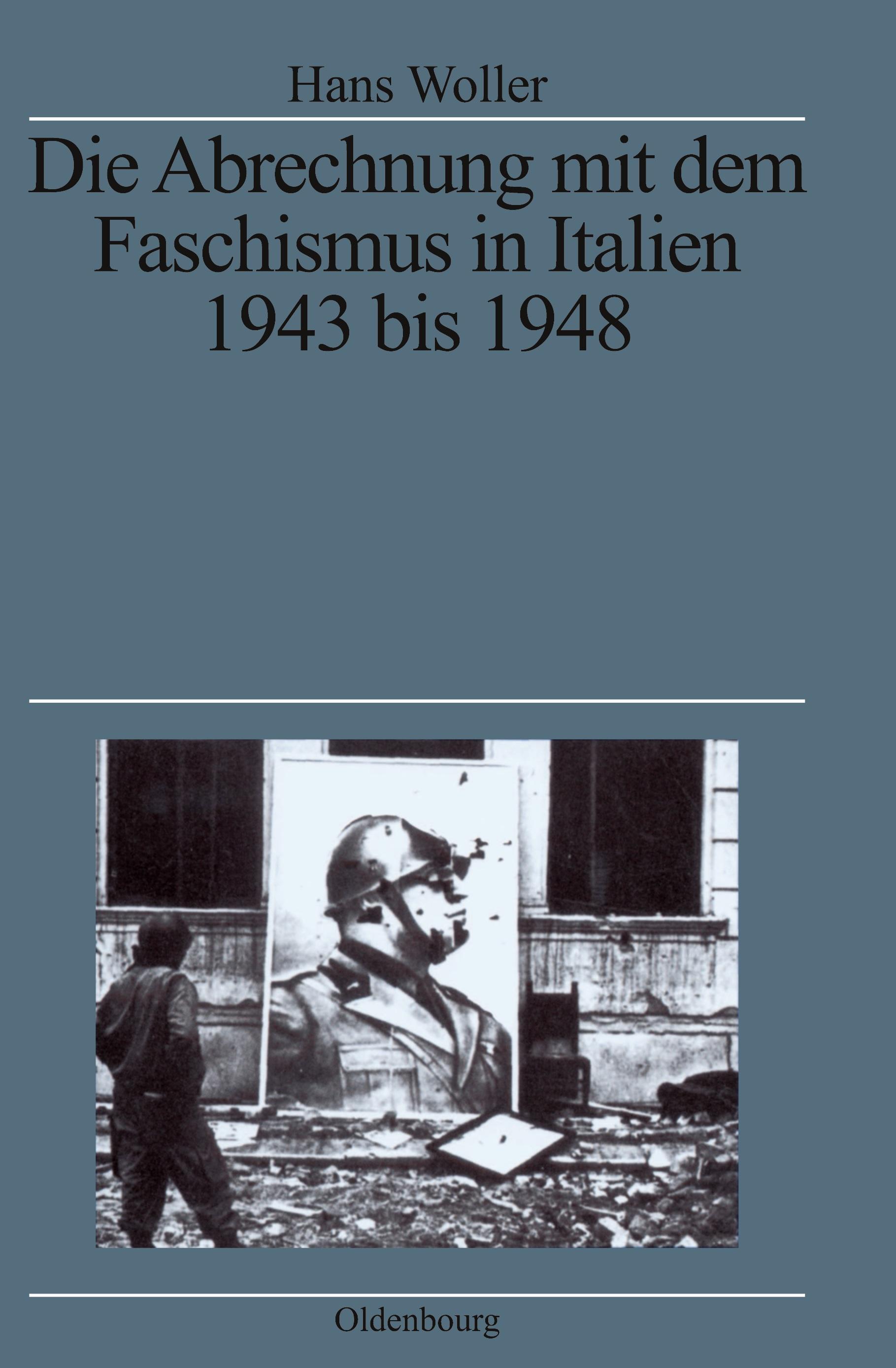 Vorderes Coverbild Die Abrechnung mit dem Faschismus in Italien 1943 bis 1948