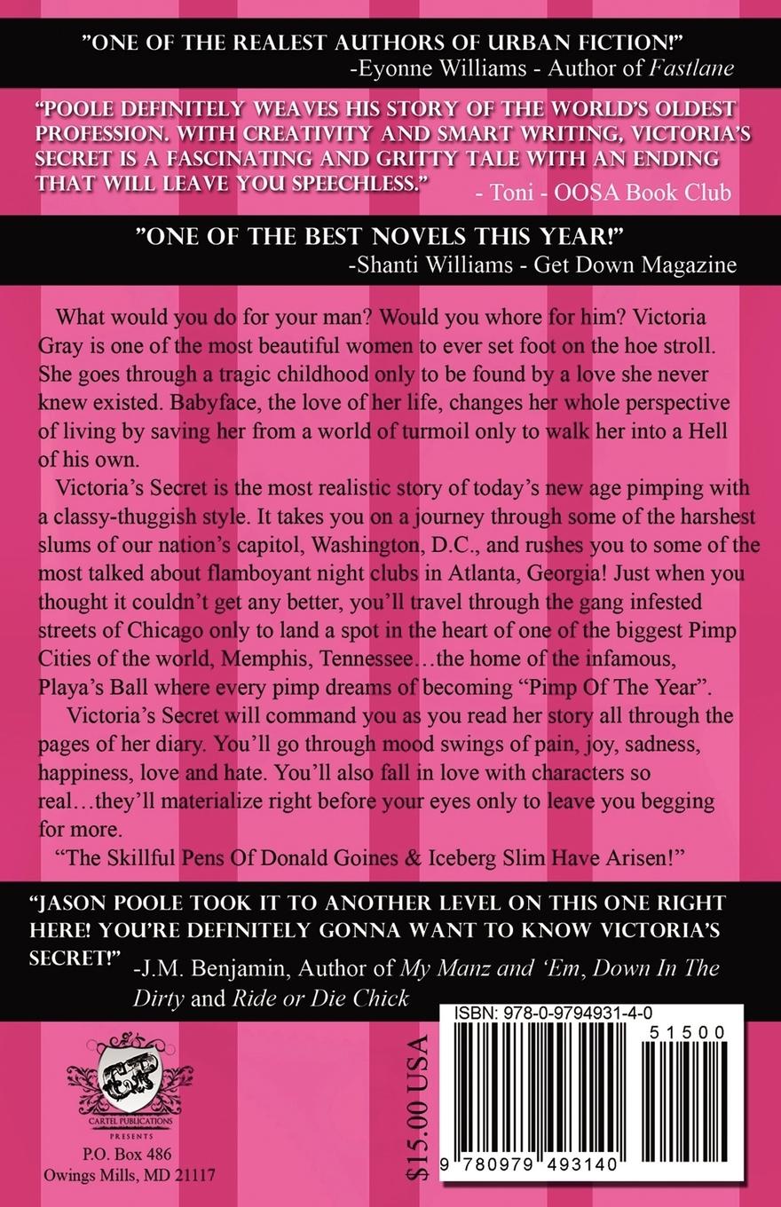 Rückseitencover Victoria's Secret (The Cartel Publications Presents)
