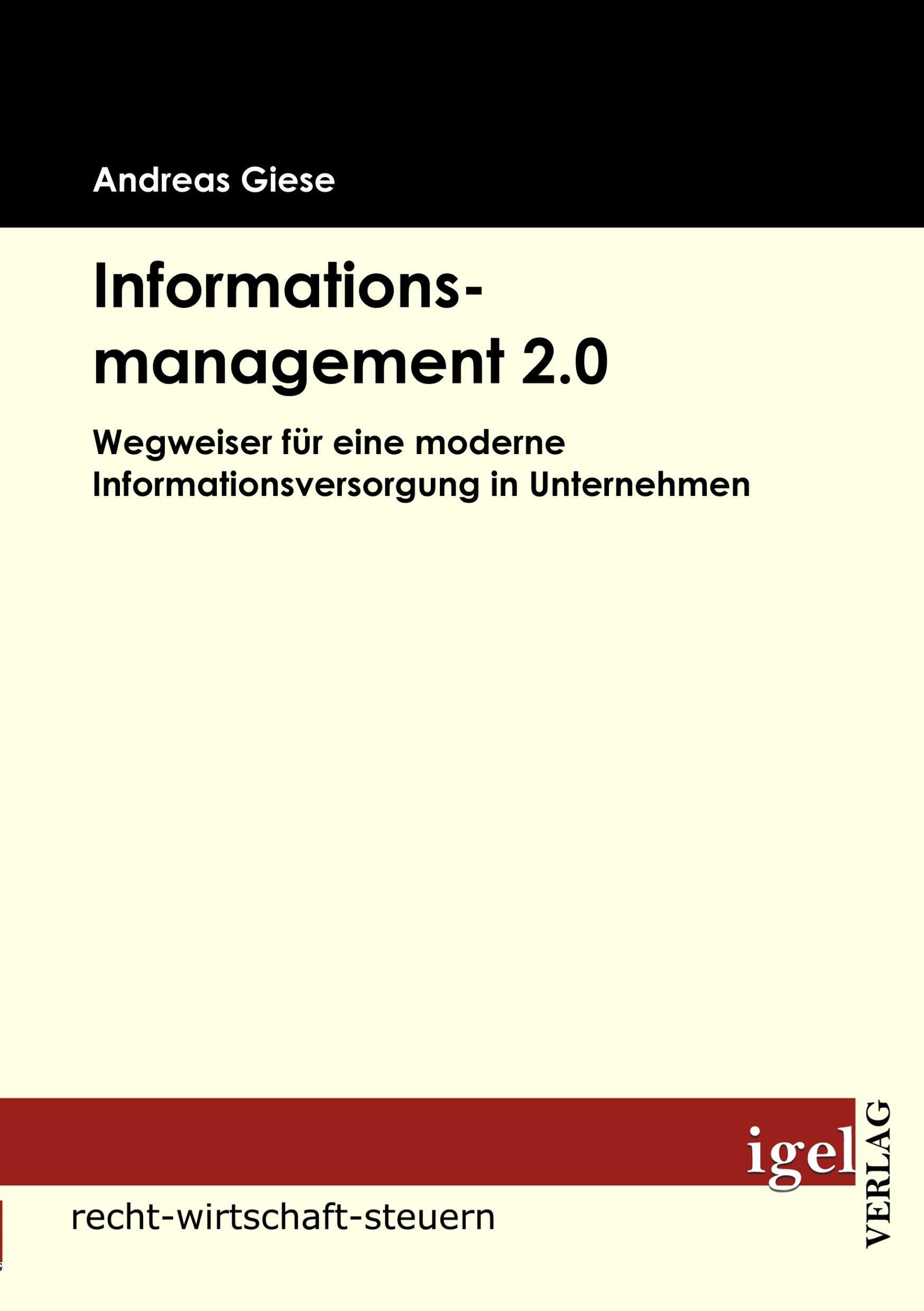 Vorderes Coverbild Informationsmanagement 2.0