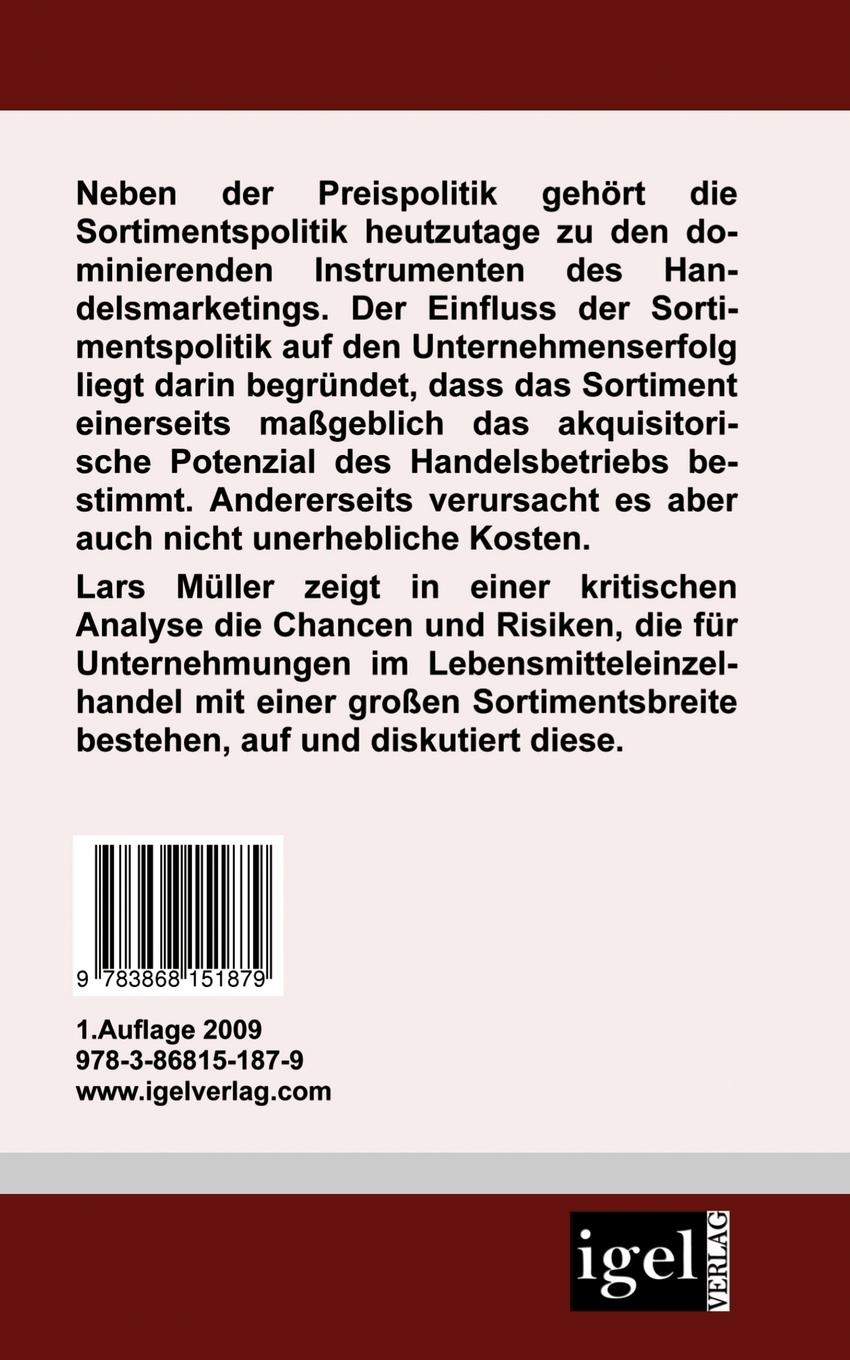 Rückseitencover Handelsmarketing im Lebensmitteleinzelhandel
