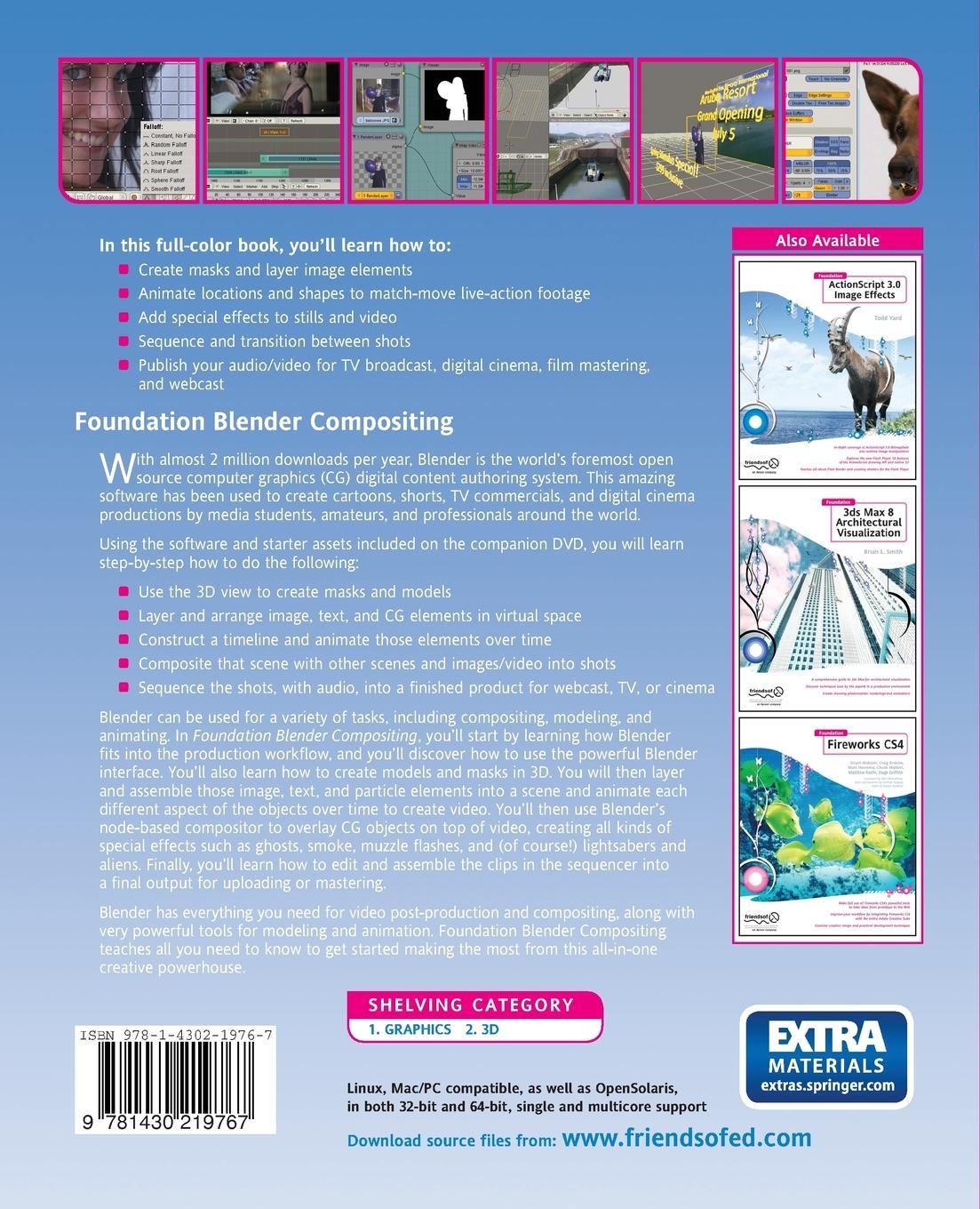 Rückseitencover Foundation Blender Compositing