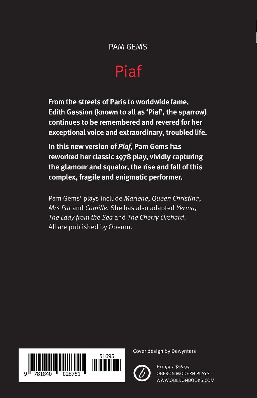 Rückseitencover Piaf