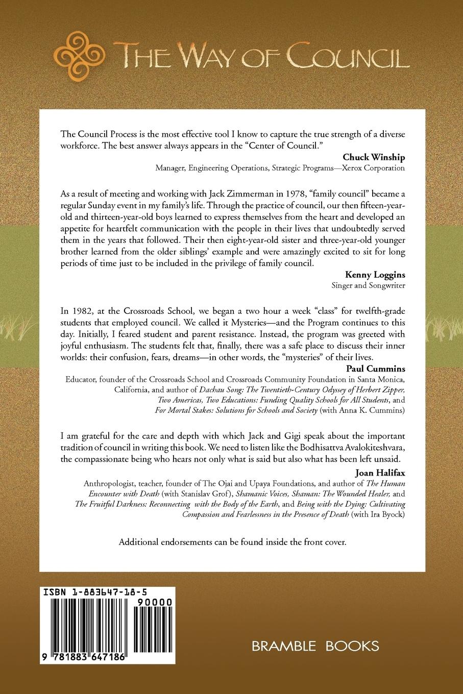 Rückseitencover The Way of Council