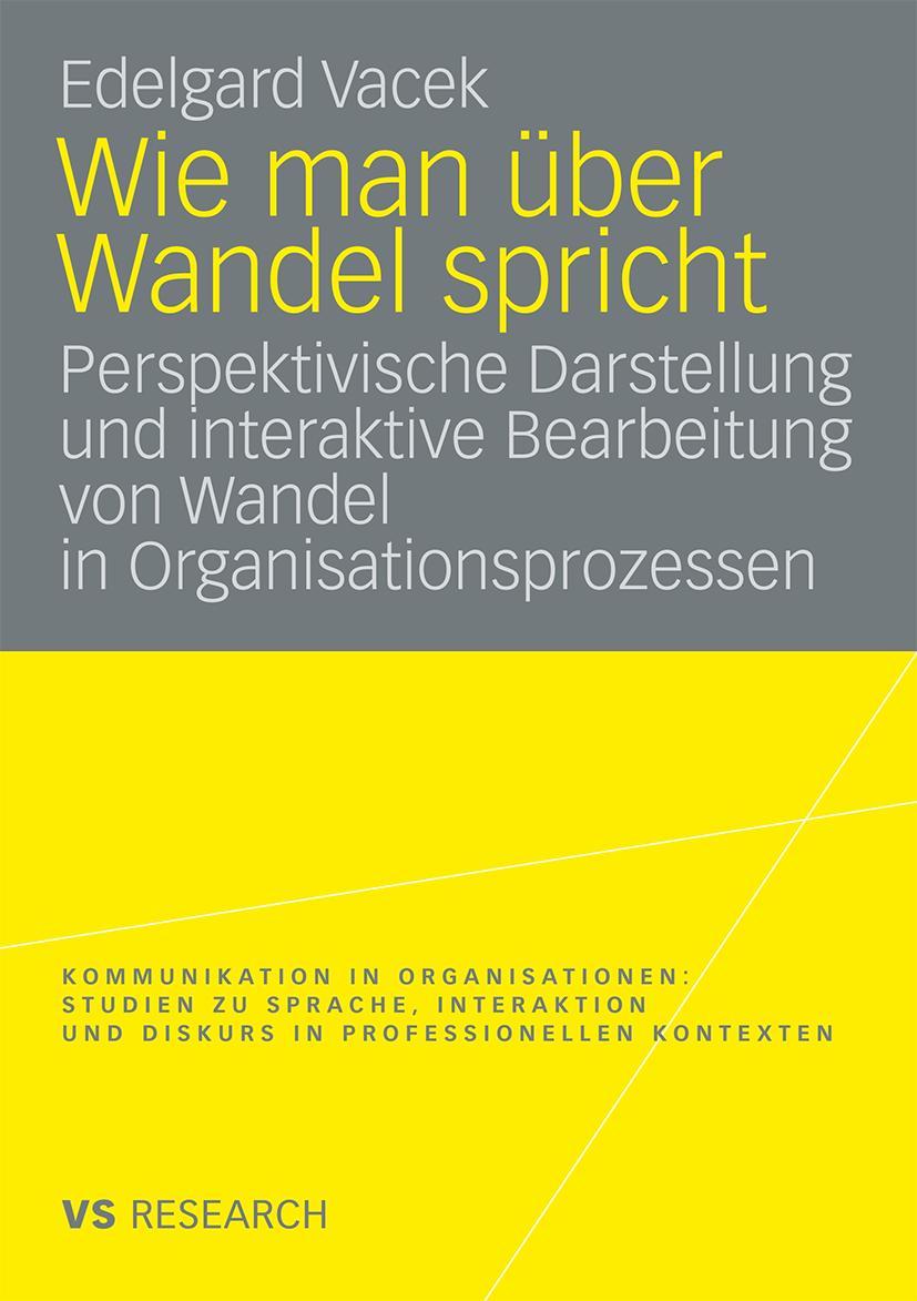 Vorderes Coverbild Wie man über Wandel spricht